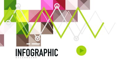 Modern geometrik sunum arka plan