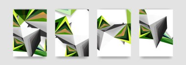 En az vektör arka plan küme kapsıyor