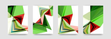 En az vektör arka plan küme kapsıyor