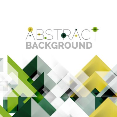 Beyaz Modern kare geometrik desen tasarım