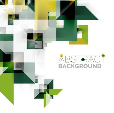 Beyaz Modern kare geometrik desen tasarım