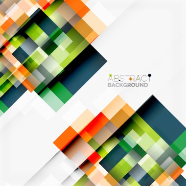 Soyut engeller şablon tasarım arka plan, beyaz, basit geometrik şekiller düz çizgiler ve dikdörtgenler