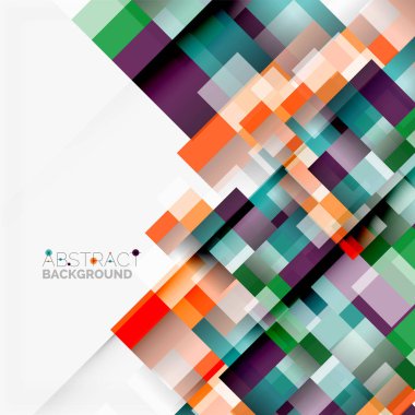 Soyut engeller şablon tasarım arka plan, beyaz, basit geometrik şekiller düz çizgiler ve dikdörtgenler