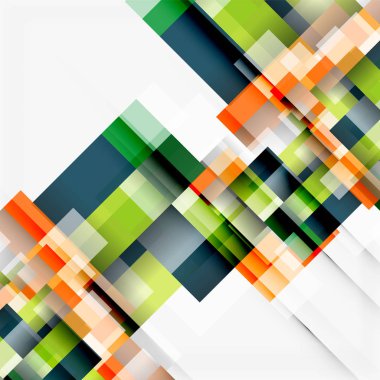 Soyut engeller şablon tasarım arka plan, beyaz, basit geometrik şekiller düz çizgiler ve dikdörtgenler