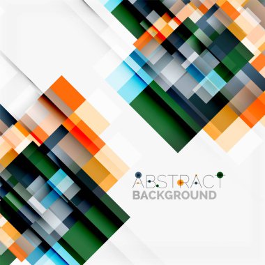 Soyut engeller şablon tasarım arka plan, beyaz, basit geometrik şekiller düz çizgiler ve dikdörtgenler