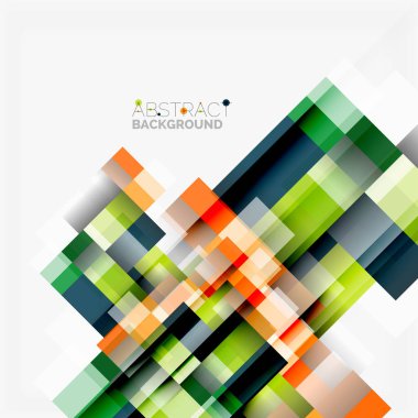 Soyut engeller şablon tasarım arka plan, beyaz, basit geometrik şekiller düz çizgiler ve dikdörtgenler