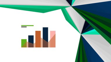 Modern üçgen sunu şablonu