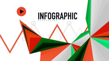 Modern üçgen sunu şablonu