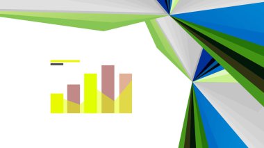 Modern üçgen sunu şablonu