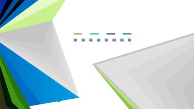 Modern üçgen sunu şablonu