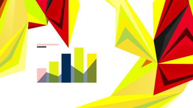 Modern üçgen sunu şablonu