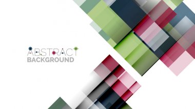 İş tanıtımı geometrik şablonu