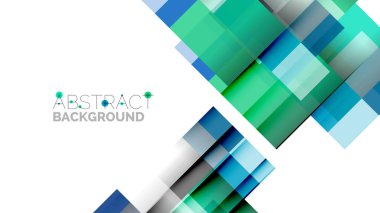 İş tanıtımı geometrik şablonu