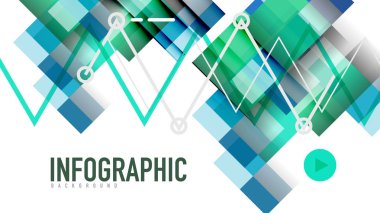 İş tanıtımı geometrik şablonu