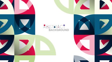 İş tanıtımı geometrik şablonu