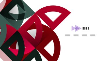 İş tanıtımı geometrik şablonu