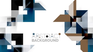 İş tanıtımı geometrik şablonu