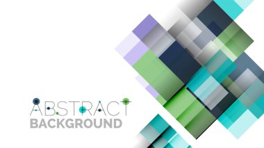 İş tanıtımı geometrik şablonu