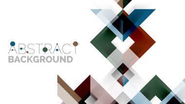 İş tanıtımı geometrik şablonu