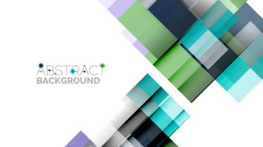 İş tanıtımı geometrik şablonu