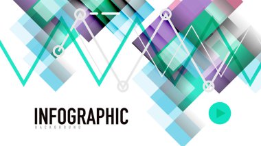 İş tanıtımı geometrik şablonu