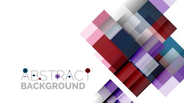 İş tanıtımı geometrik şablonu