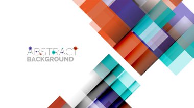 İş tanıtımı geometrik şablonu