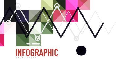 Modern geometrik sunum arka plan