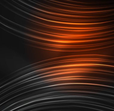 parlayan futuristik çizgiler