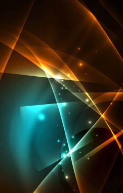 Vektör Kutup ışıkları kavramı arka plan