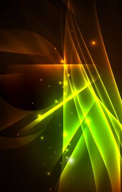 Vektör Kutup ışıkları kavramı arka plan