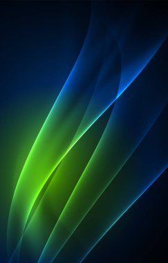 Vektör Kutup ışıkları kavramı arka plan