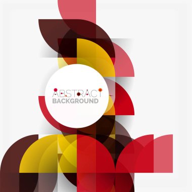 Modern geometrik arka plan daire