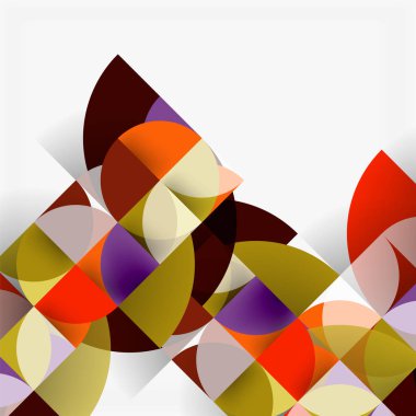 Modern geometrik arka plan daire