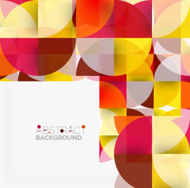 Modern geometrik arka plan daire