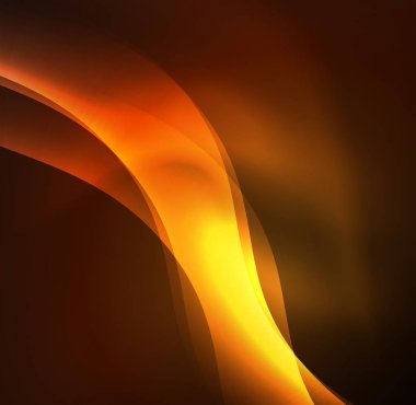 Neon ışıklı dalgalar