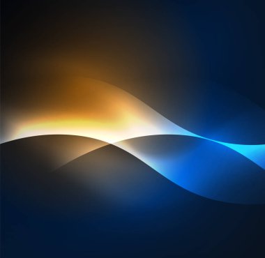 Neon ışıklı dalgalar