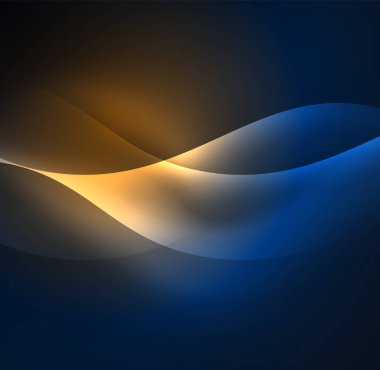 Neon ışıklı dalgalar