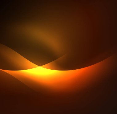 Neon ışıklı dalgalar