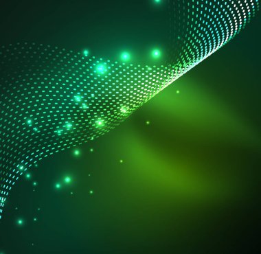 Vektör dalga parçacıklar arka plan