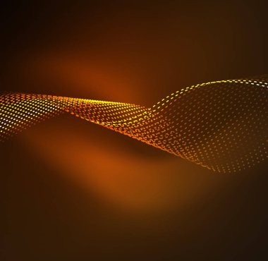 Vektör dalga parçacıklar arka plan