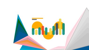 Modern üçgen sunu şablonu