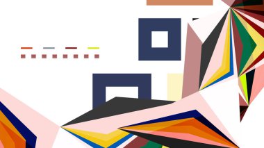 Modern üçgen sunu şablonu