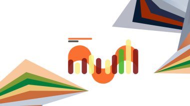 Modern üçgen sunu şablonu