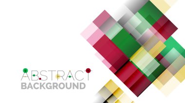 İş tanıtımı geometrik şablonu