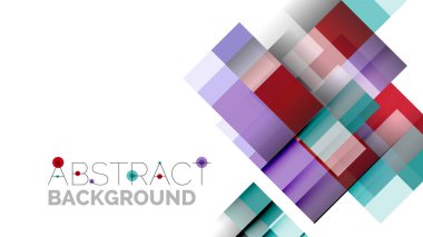 İş tanıtımı geometrik şablonu