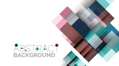 İş tanıtımı geometrik şablonu