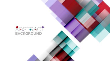 İş tanıtımı geometrik şablonu