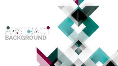 İş tanıtımı geometrik şablonu