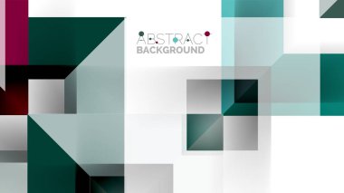 İş tanıtımı geometrik şablonu